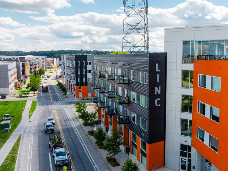 Gray's Station commercial development in Des Moines