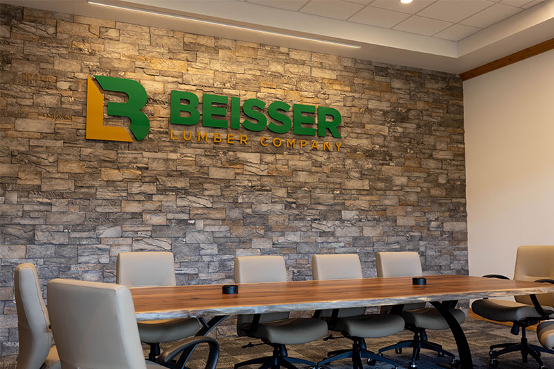 Beisser Lumber Conference Room View