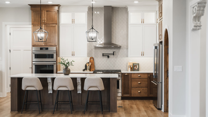 Origin home kitchen interior detail