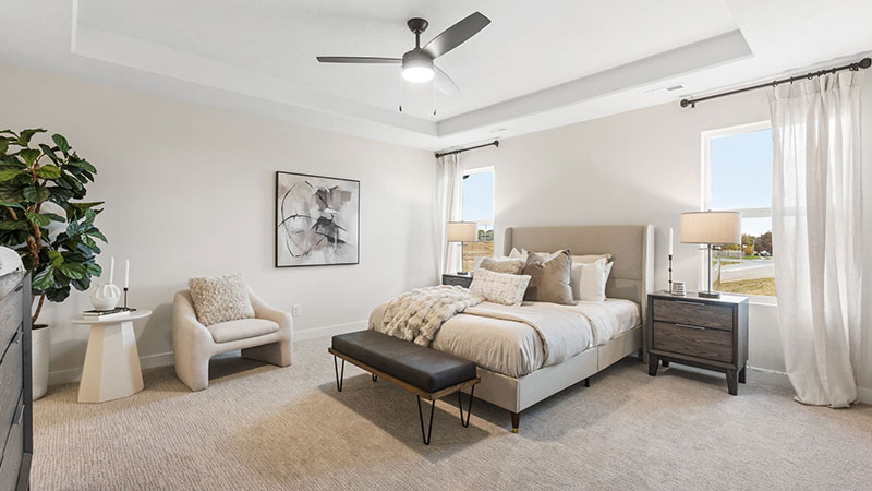 Bedroom in The Home Company home