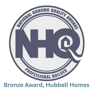 2021 National Housing Quality Award Bronze, Hubbell Homes Logo