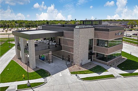 Exterior of a large bank