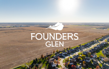 open land with founders glen logo